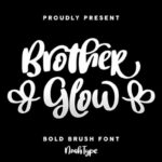 Brother Glow Font - Featured Image