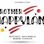 Brother Happyland Font - Featured Image