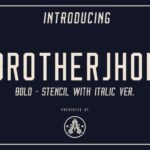 Brother Jhon Duo Font - Featured Image