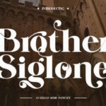 Brother Siglone Font - Featured Image