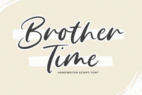 Brother Time Font - Featured Image