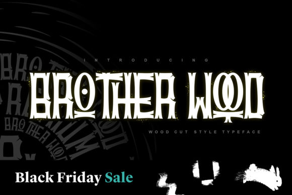 Brother Wood Font - Featured Image