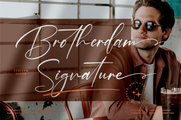 Brotherdam Signature Font - Featured Image