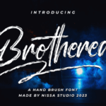 Brothered Font - Featured Image