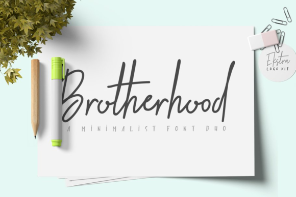 Brotherhood Duo Font - Featured Image