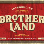 Brotherland Font - Featured Image