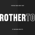 Brotherton Font - Featured Image