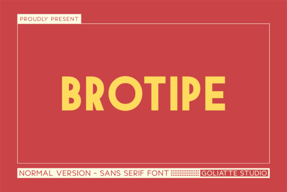 Brotipe Font - Featured Image