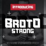 Broto Strong Font - Featured Image