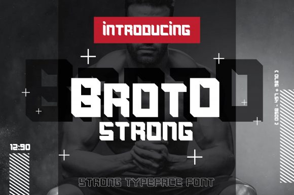 Broto Strong Font - Featured Image