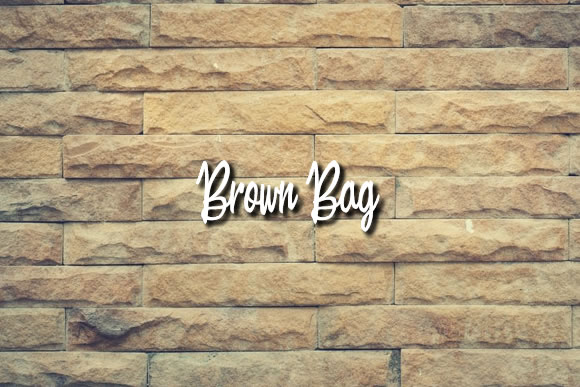 Brown Bag Font - Featured Image