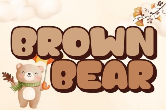 Brown Bear Font - Featured Image