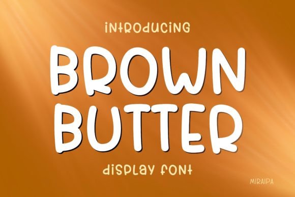 Brown Butter Font - Featured Image