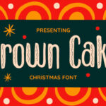 Brown Cake Font - Featured Image