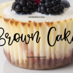 Brown Cake Font - Featured Image