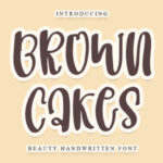 Brown Cakes Font - Featured Image