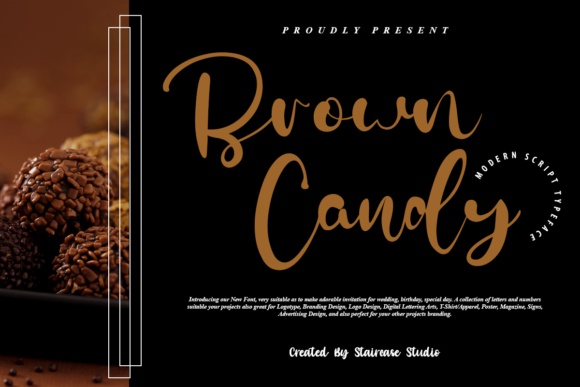 Brown Candy Font - Featured Image
