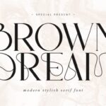 Brown Dream Font - Featured Image