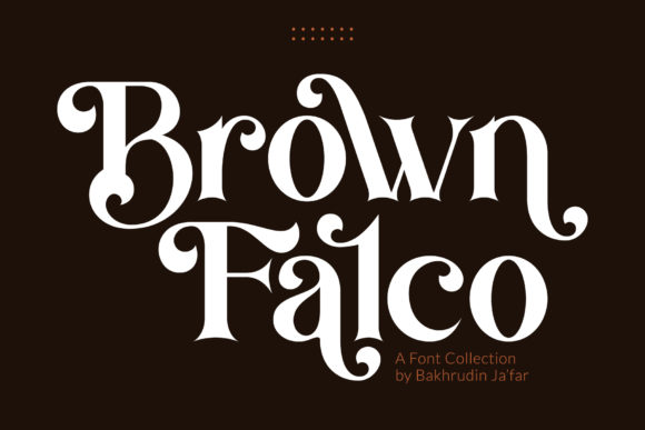 Brown Falco Font - Featured Image