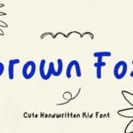 Brown Fox Font - Featured Image