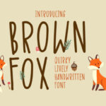 Brown Fox Font - Featured Image