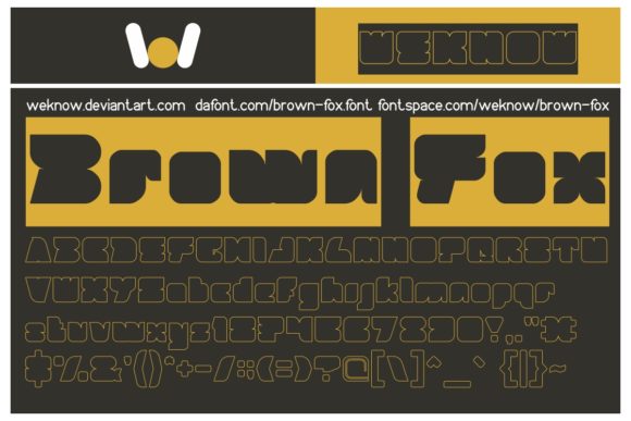 Brown Fox Font - Featured Image
