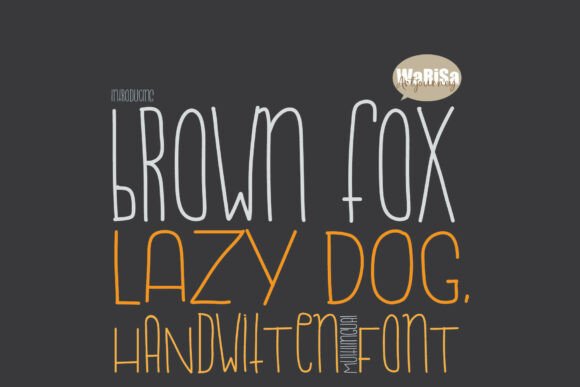 Brown Fox Lazy Dog Font - Featured Image
