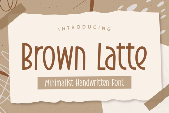 Brown Latte Font - Featured Image