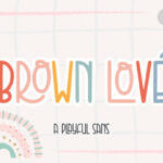 Brown Love Font - Featured Image