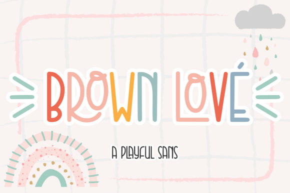 Brown Love Font - Featured Image