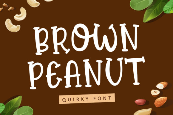 Brown Peanut Font - Featured Image