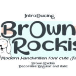 Brown Rockis Font - Featured Image