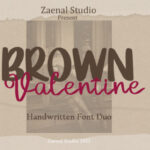 Brown Valentine Font - Featured Image