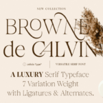 Browne De Calvin Font - Featured Image