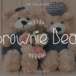 Brownie Bear Font - Featured Image