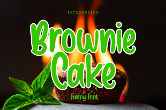 Brownie Cake Font - Featured Image