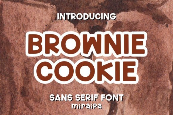 Brownie Cookie Font - Featured Image