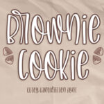 Brownie Cookie Font - Featured Image