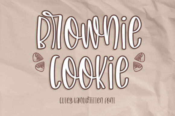 Brownie Cookie Font - Featured Image