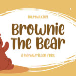 Brownie the Bear Font - Featured Image