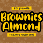 Brownies Almond Font - Featured Image