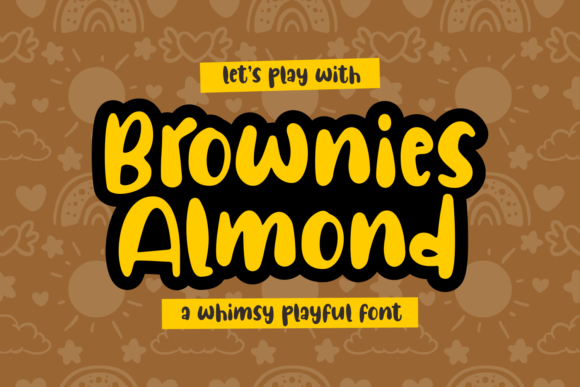 Brownies Almond Font - Featured Image