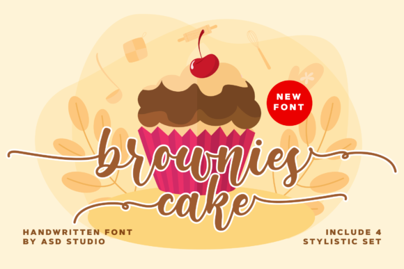 Brownies Cake Font - Featured Image
