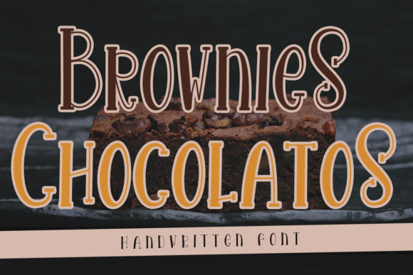 Brownies Chocolatos Font - Featured Image
