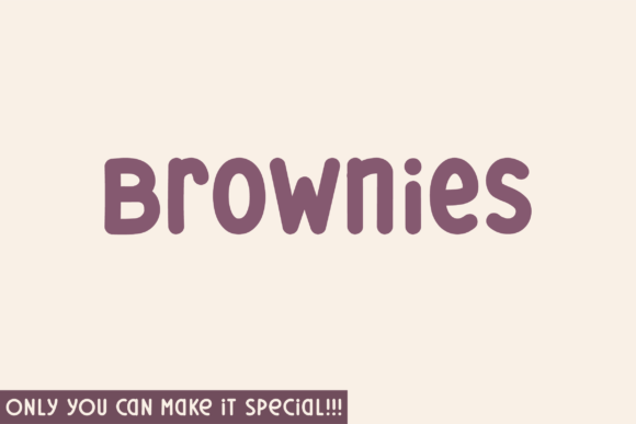 Brownies Font - Featured Image