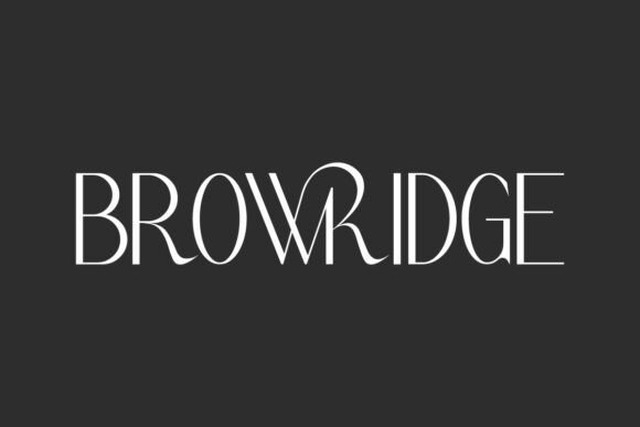 Browridge Font - Featured Image