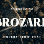 Brozard Font - Featured Image