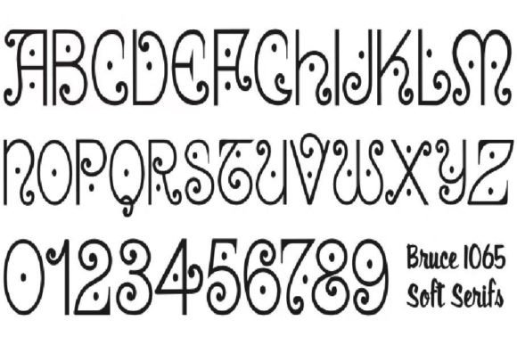 Bruce 1065 Font - Featured Image