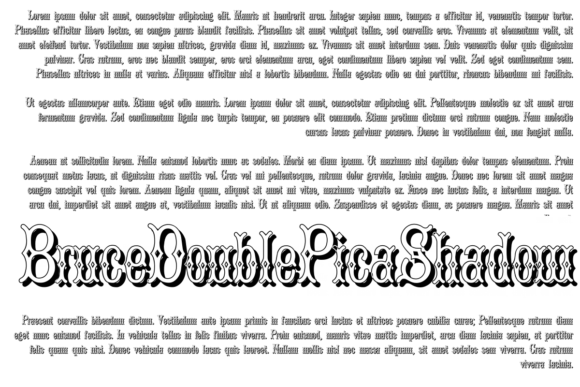 Bruce Double Pica Font - Featured Image