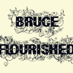 Bruce Flourished Font - Featured Image